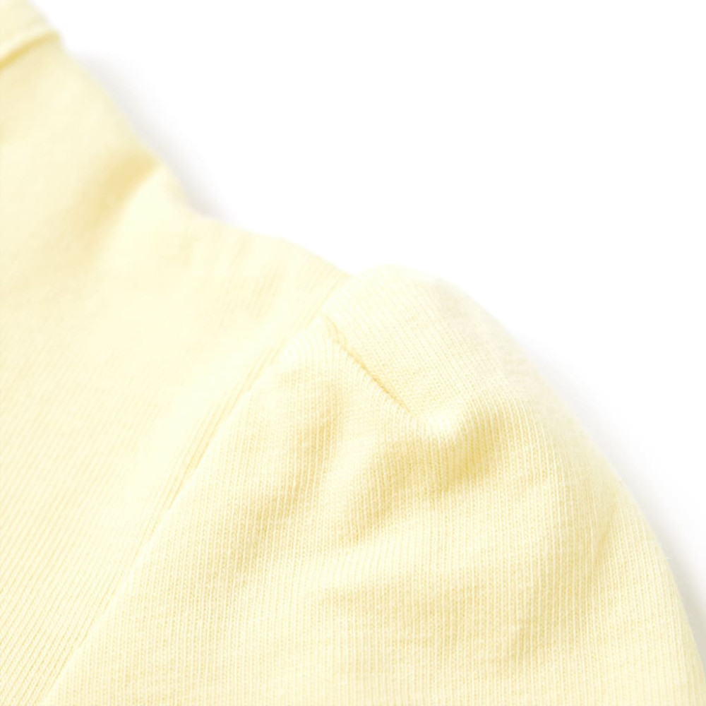 Produktbild för T-shirt för barn mild gul 116