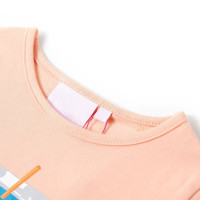Miniatyr av produktbild för T-shirt för barn ljus orange 128