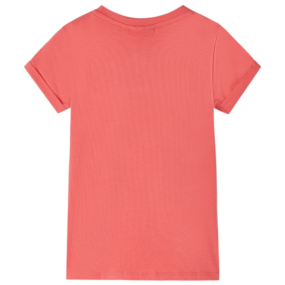 Produktbild för T-shirt för barn korallröd 116