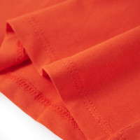 Produktbild för T-shirt för barn mörk orange 92