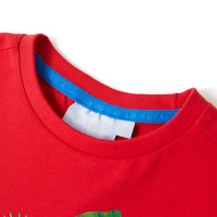 Produktbild för T-shirt för barn röd 116