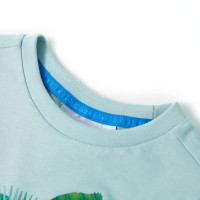 Produktbild för T-shirt för barn aquablå 116