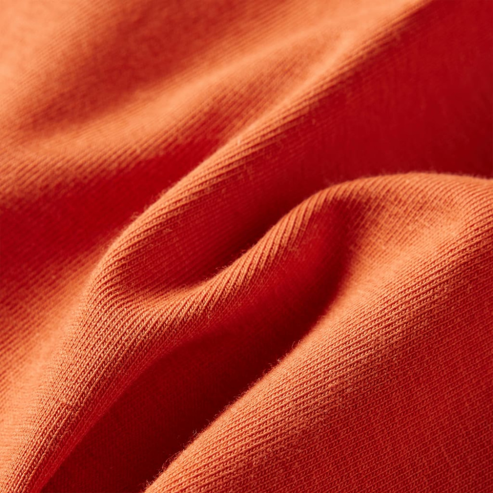 Produktbild för T-shirt med långa ärmar för barn stark orange 116