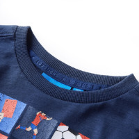 Produktbild för T-shirt med långa ärmar för barn mellanblå 116