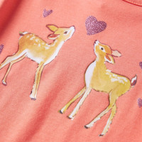 Produktbild för T-shirt med långa ärmar för barn korall 116