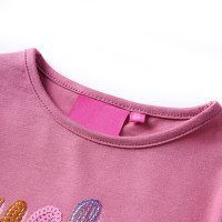 Produktbild för T-shirt med långa ärmar för barn hallonrosa 104