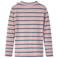 Produktbild för T-shirt med långa ärmar för barn ljusrosa 92
