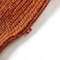 Produktbild för Stickad tröja för barn konjaksbrun 92