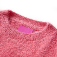 Produktbild för Stickad tröja för barn gammelrosa 116