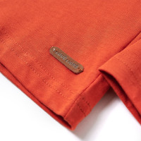 Produktbild för T-shirt med långa ärmar för barn orange 92