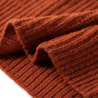 Produktbild för Stickad tröja för barn konjaksbrun 128