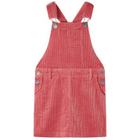 Produktbild för Hängselklänning för barn manchester rosa 104