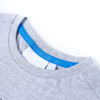 Produktbild för T-shirt för barn grå 116