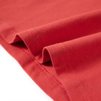Produktbild för T-shirt med långa ärmar för barn ljusröd 92