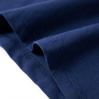 Produktbild för T-shirt för barn marinblå 116