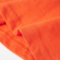 Produktbild för T-shirt för barn mörk orange 116