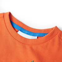 Produktbild för Kjol för barn stark orange 116