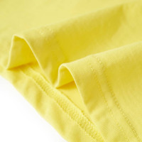 Produktbild för T-shirt för barn gul 128