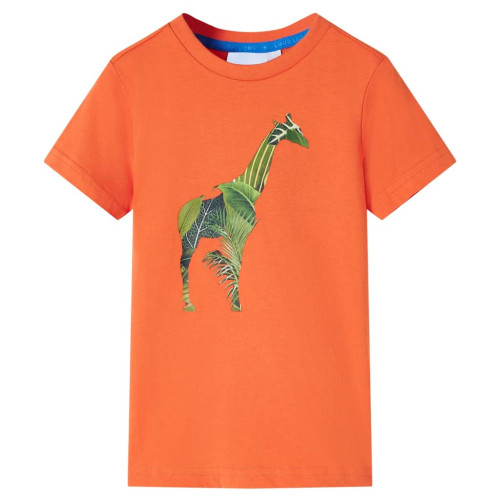 vidaXL Kjol för barn stark orange 140