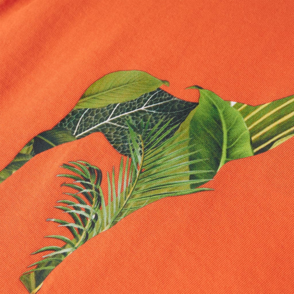 Produktbild för Kjol för barn stark orange 140
