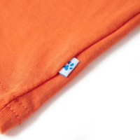 Produktbild för Kjol för barn stark orange 140