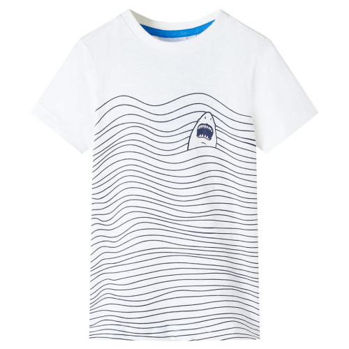 vidaXL T-shirt för barn ecru 104