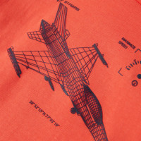 Produktbild för T-shirt för barn ljusröd 116