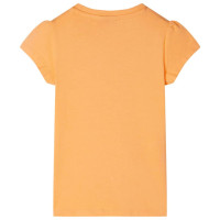 Produktbild för T-shirt för barn stark orange 104