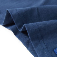 Produktbild för T-shirt för barn mörkblå 116