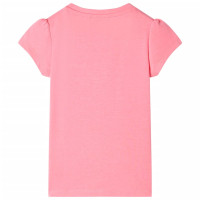 Produktbild för T-shirt för barn neonrosa 92