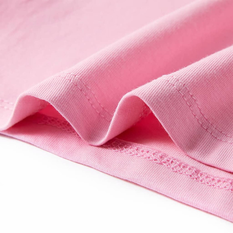 Produktbild för T-shirt för barn ljus rosa 128