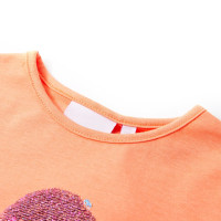 Produktbild för T-shirt för barn neonorange 92
