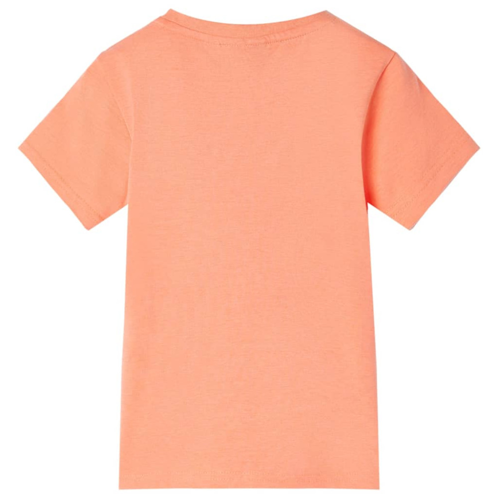 Produktbild för T-shirt för barn neonorange 128
