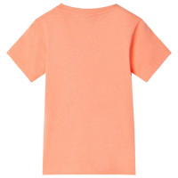Produktbild för T-shirt för barn neonorange 128