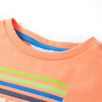 Produktbild för T-shirt för barn neonorange 128