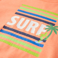 Produktbild för T-shirt för barn neonorange 128
