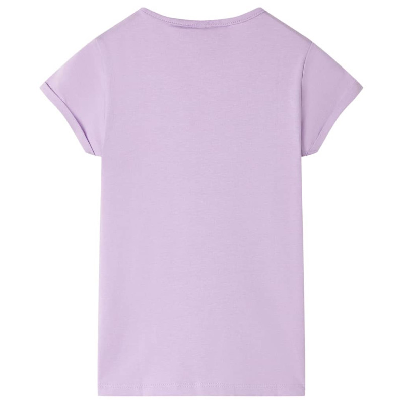 Produktbild för T-shirt för barn ljus lila 116