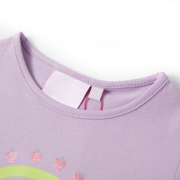 Produktbild för T-shirt för barn ljus lila 140