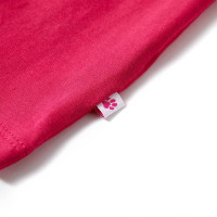Produktbild för T-shirt för barn stark rosa 140