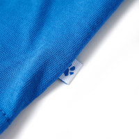 Produktbild för T-shirt för barn blå 128