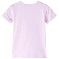Produktbild för T-shirt för barn mild rosa 116