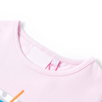 Produktbild för T-shirt för barn mild rosa 116