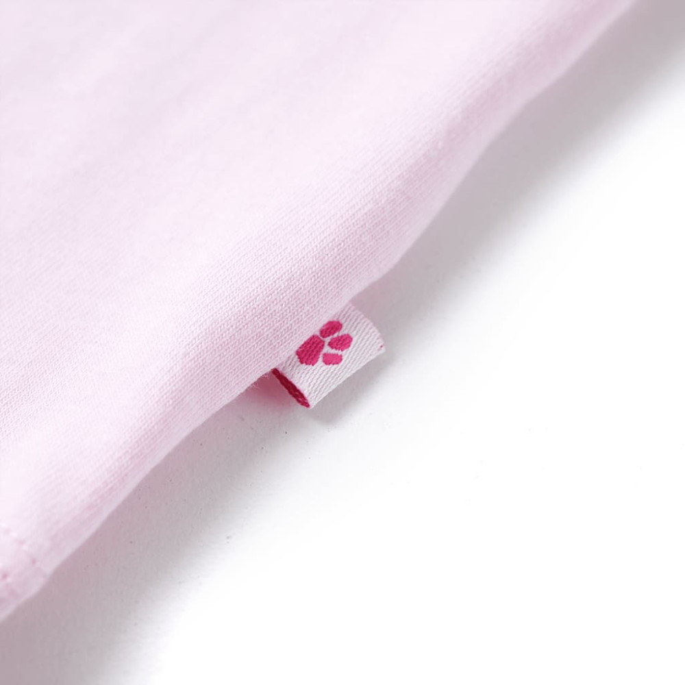 Produktbild för T-shirt för barn mild rosa 116