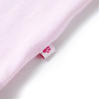 Produktbild för T-shirt för barn mild rosa 116