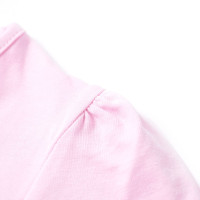 Produktbild för T-shirt för barn ljusrosa 128
