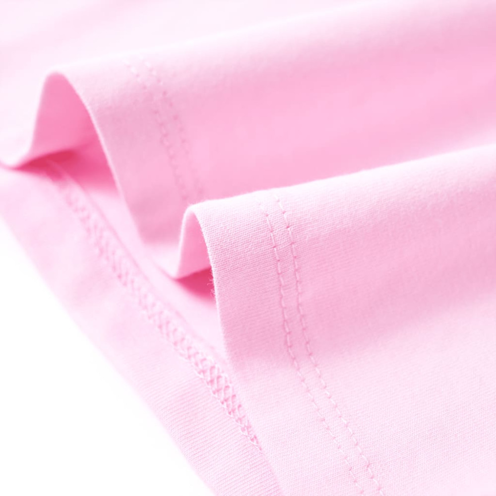 Produktbild för T-shirt för barn ljusrosa 128