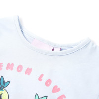 Produktbild för T-shirt för barn ljusblå 116