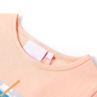 Produktbild för T-shirt för barn ljus orange 140