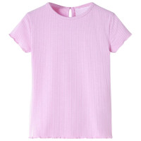 Produktbild för T-shirt för barn ljusrosa 128