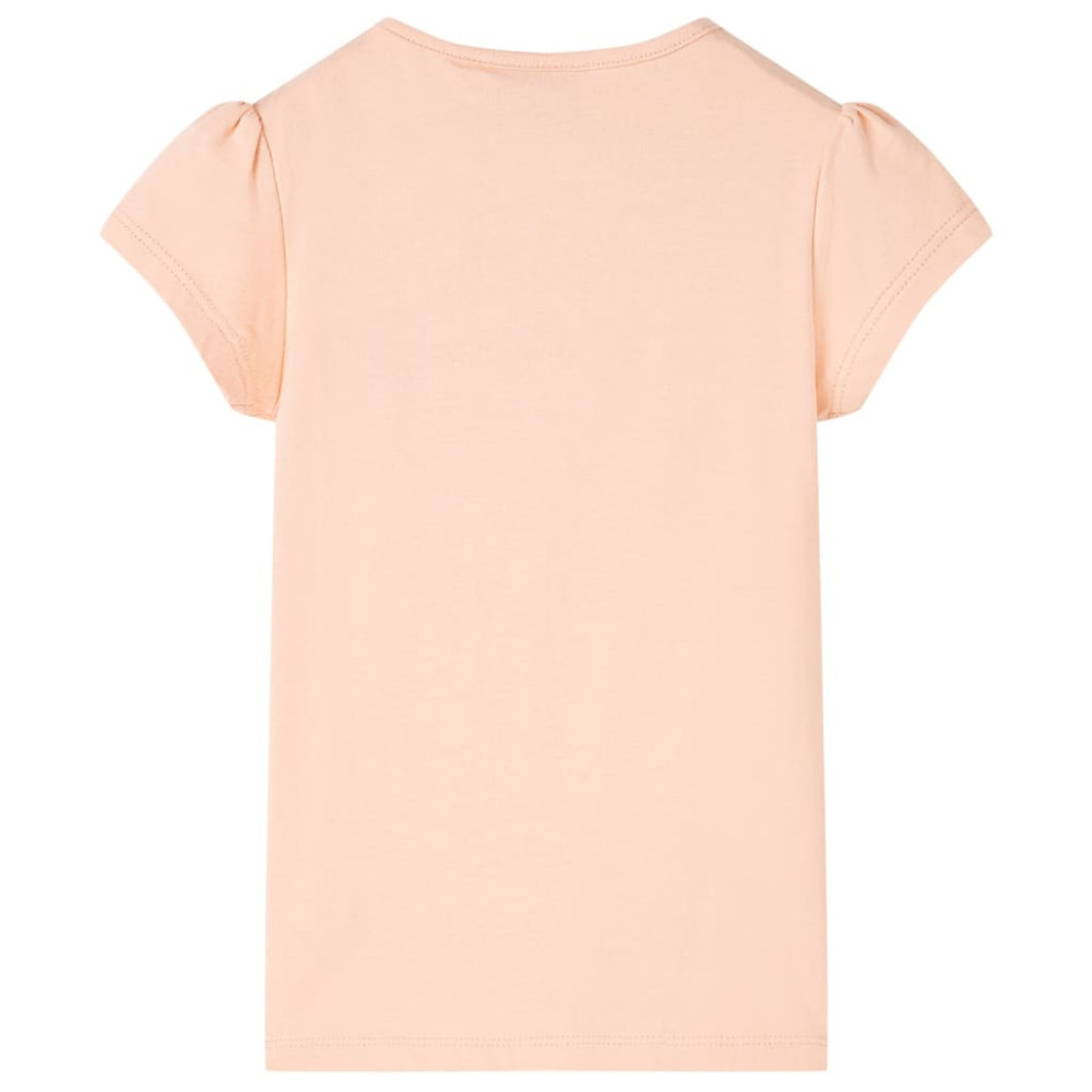Produktbild för T-shirt för barn ljus orange 104